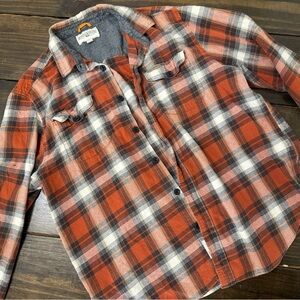 Field & Stream Red Plaid Casual Button Down Shirt